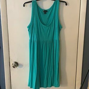 Turquoise skater dress